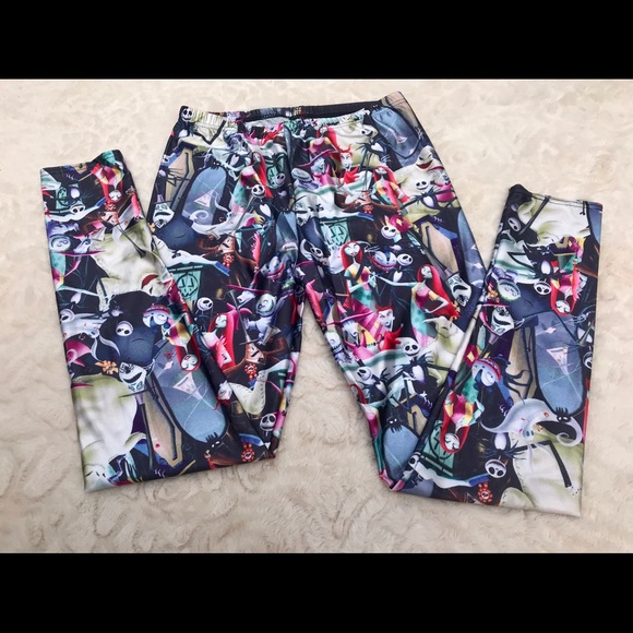NWT Jack Sally Skellington Silky Leggings - Picture 5 of 5